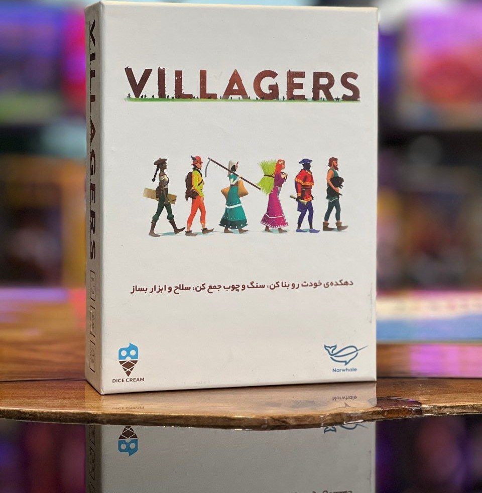 بازی کارتی روستاییان Villagers تاس بستنی