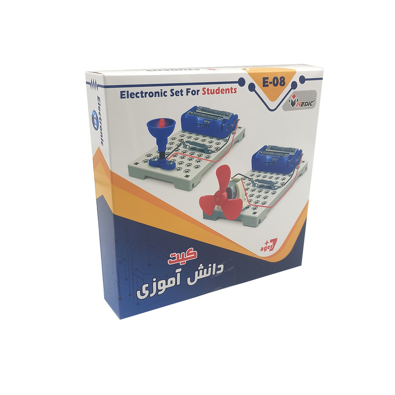 کیت دانش آموزی مدار الکتریکی مدیک E-08