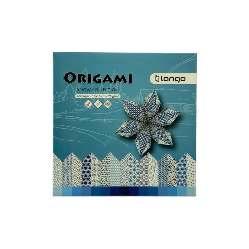 کاغذ اوریگامی لانگو کالکشن برف کد OR-190