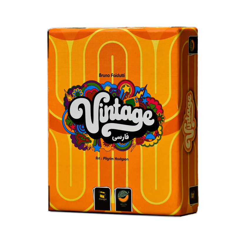 بازی کارتی وینتج Vintage ملون گیمز