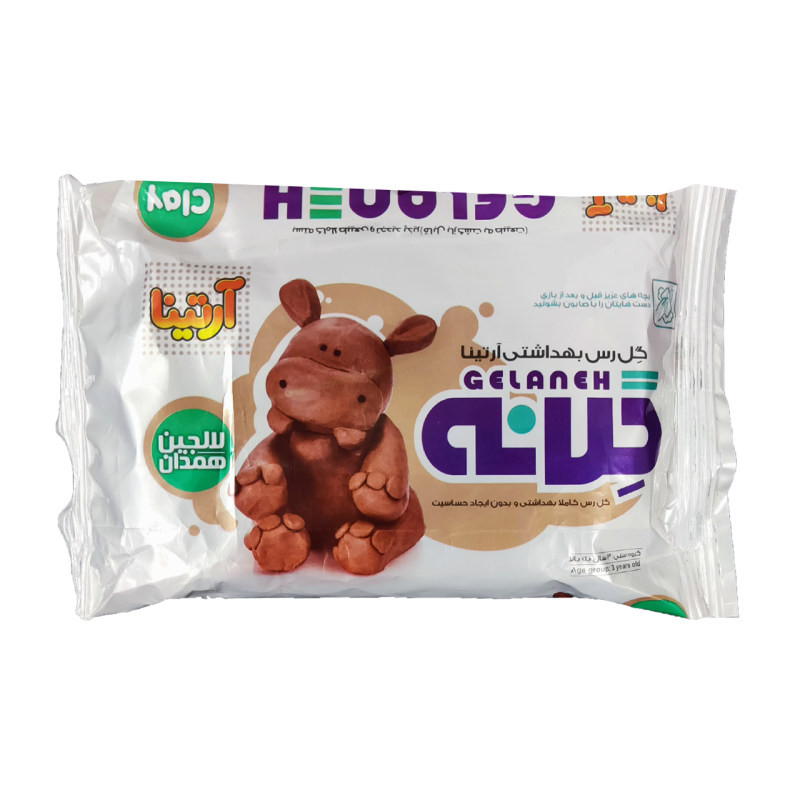 گل رس بهداشتی سفالگری گلانه آرتینا وزن ۵۰۰ گرم